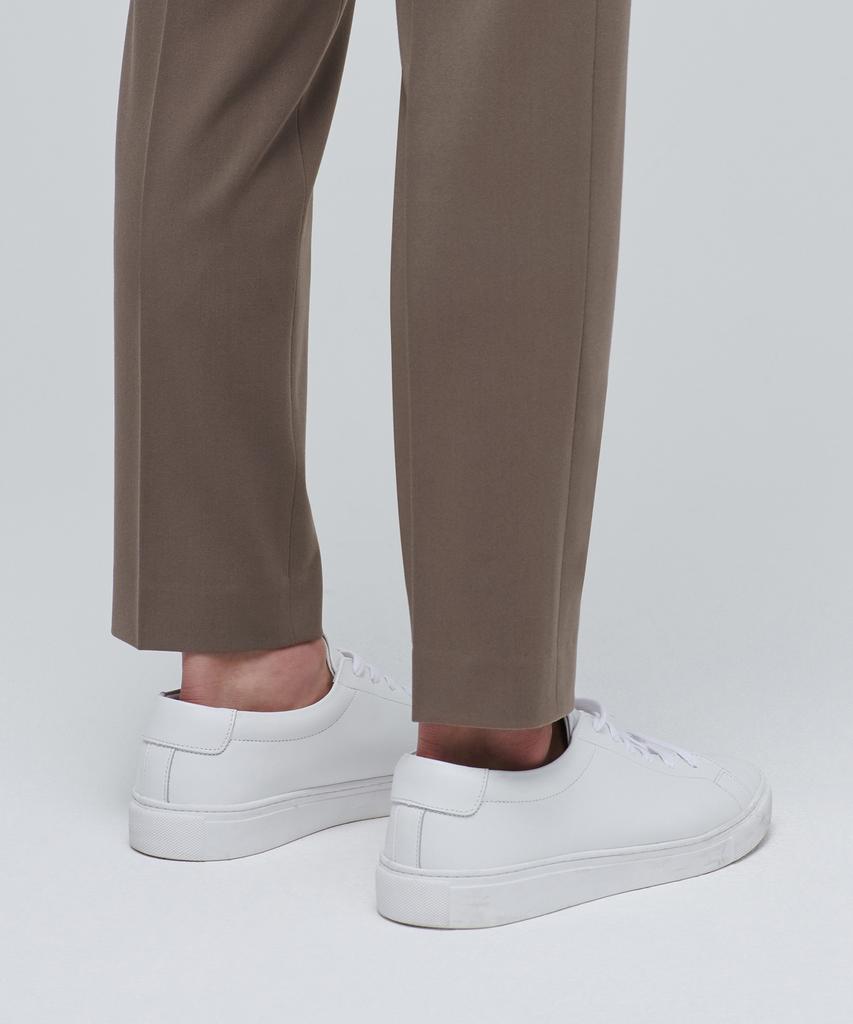 Musinsa Standard Skinny Hidden Banding Crop Slacks [Light Brown]