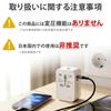 International Travel Adapter (Black) - Power Outlet Converter, Multi-Conversion Plug, USB-C Port to USB-A Port, Worldwide Compatible, Power Adapter