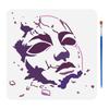 PET Hollow Out Drawing Painting Stencils, for DIY Scrapbook, Photo Album, Mask, 30x30cm