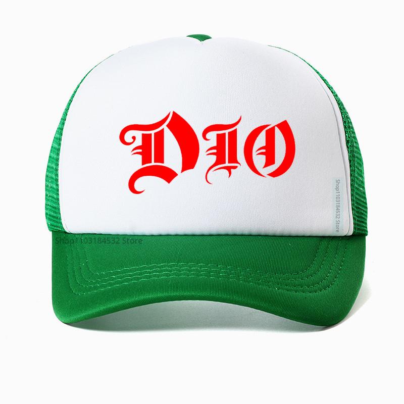 Dio Ronnie James Dio Heavy Metal Band Baseball Cap Men Essential Hipster Casual Summer Adjustable Mesh Breathable Hat