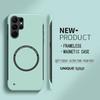 Ultra Thin Hard PC Magnetic Frameless Case for Magsafe Samsung Galaxy S25 Ultra S24 S23 S22 S21 S20 FE Plus Note20 Scrub Cover