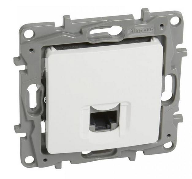 Niloe Gniazdo Komputerowe Rj45 Kat. 5 Utp Białe 764571