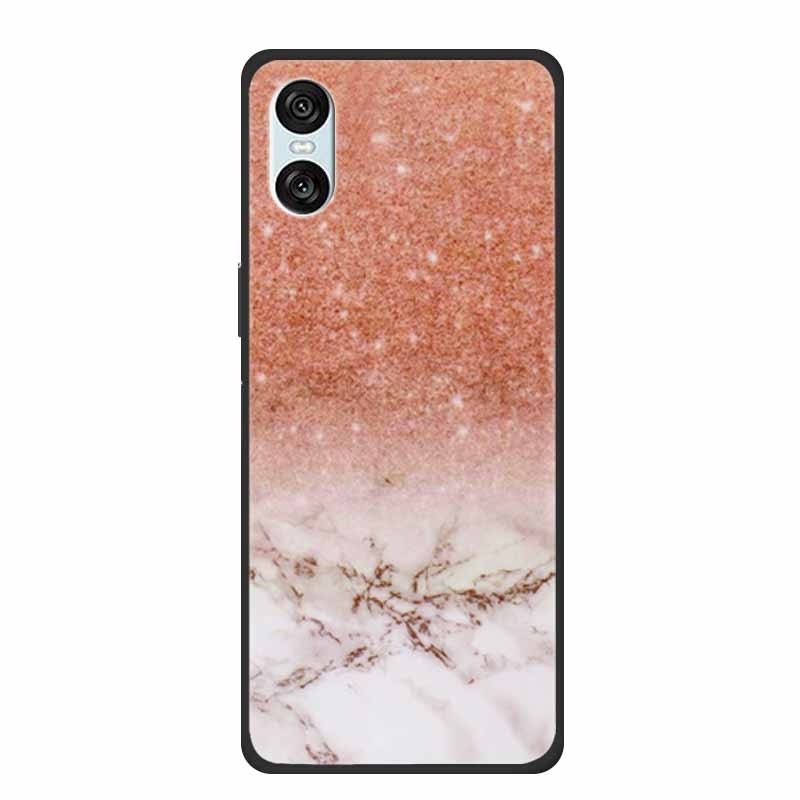 Case For Sony Xperia 10 VI 5G Marble TPU Soft Silicone Back Cover For Sony Xperia 10VI Phone Cases Protective Mica Painted Capa
