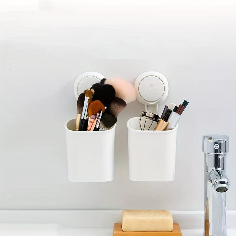 1PC suction cup toothbrush holder, strong toothpaste toothbrush suction cup, self-draining shower razor holder, kitchen cutlery rack