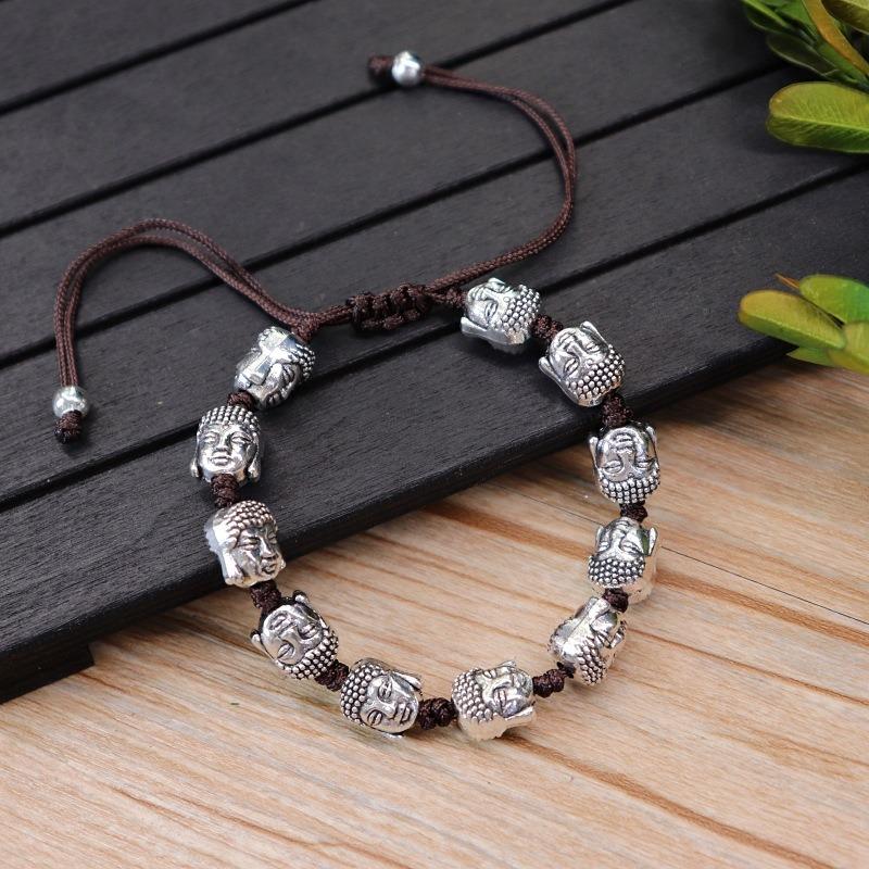 Hand-woven bracelets, retro and versatile for men and women, adjustable bracelets, small fish butterfly bracelets, accessories.