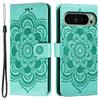 For Google Pixel 10 Pro/Pixel 10/Pixel 9 Pro/Pixel 9 Case PU Leather Mandala Imprinted Design Wallet Phone Cover