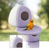 Bird Nest Cozy Easy Installation Comfortable Parrot Nest House Bird Bed with Mat for Conure Winter African Grey Budgerigar Macaw