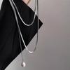 Women's Pearl Snake Bone Chain Necklace – Cold Style Hip Hop Clavicle Accessory