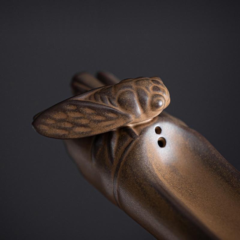 Ceramic Incense Burner Indoor Incense Holder Antique Style Aromatherapy Burner Creative Ornament