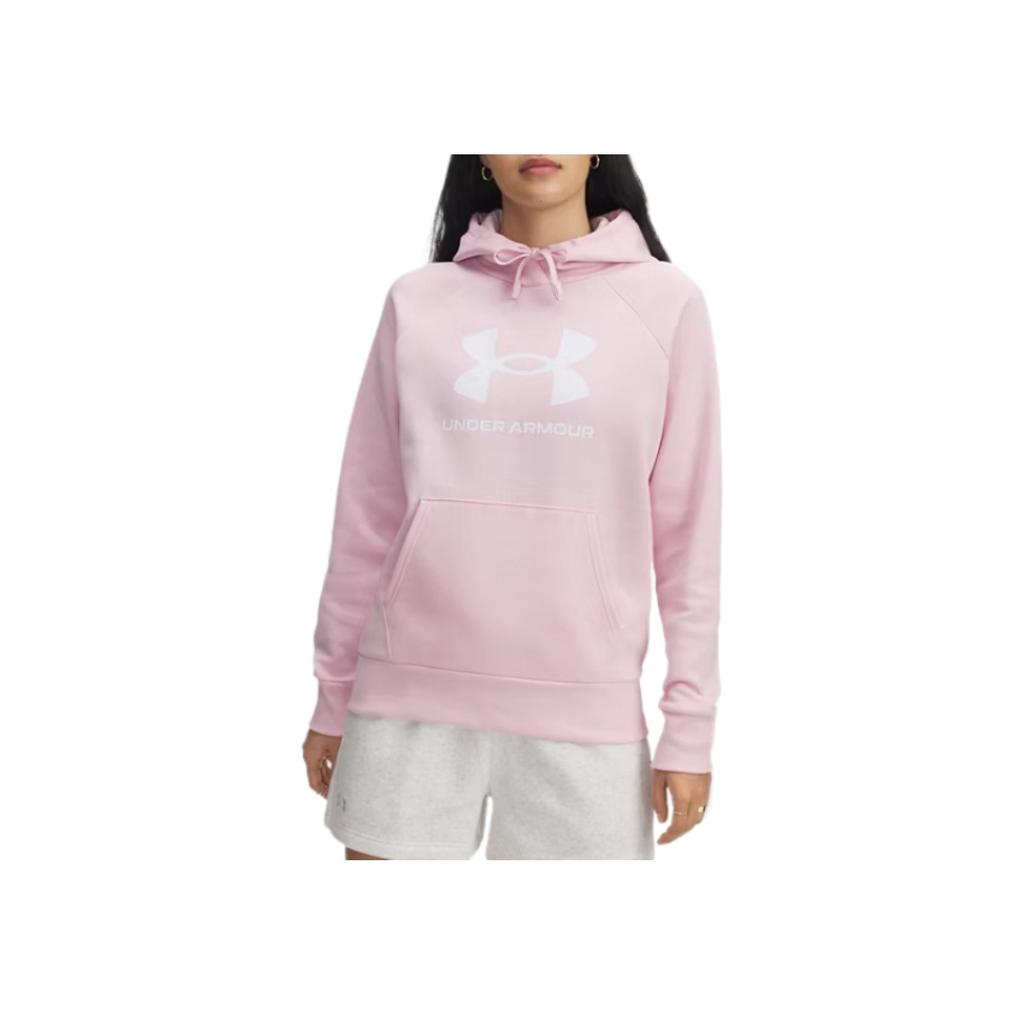 Under Armour Rival Fleece Big Logo Fashion Comfortable Trendy Simple Hoodie Women hoodies 1379501-647