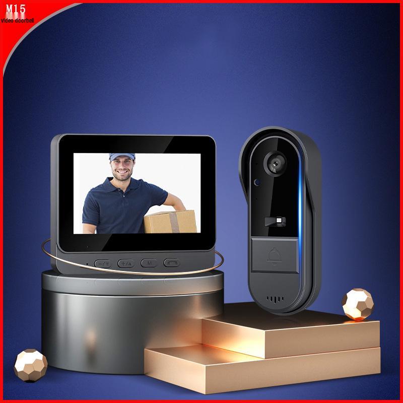 Smart Home Wireless Video Doorbell with Two-Way Intercom