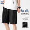 GENIOLAMODE Herrsommar Isilke Snabbtorkande Nätshorts