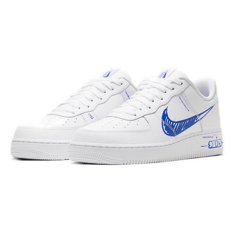 Nike Air Force 1 Low Sketch White Royal CW7581-100