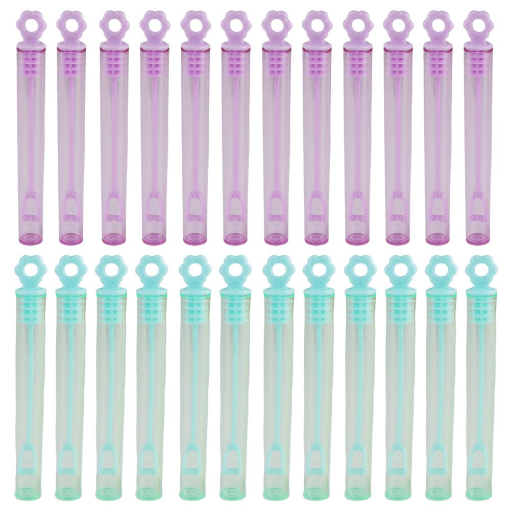10-40pcs Bubble Tube Soap Bottle Bubble Wands Bubble Soap Bottle Party Supplies Colorful Bubble Stick Sets Wedding Guests Gifts
