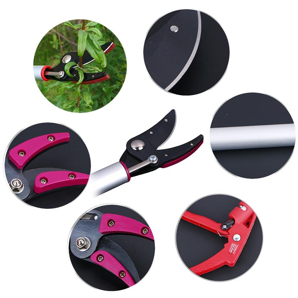 80cm Pruning Shears Long Reach Cut Hold Bypass Pruner Max Cutting Garden Height Extension Pruning Tool Durable Stable Sharp Long