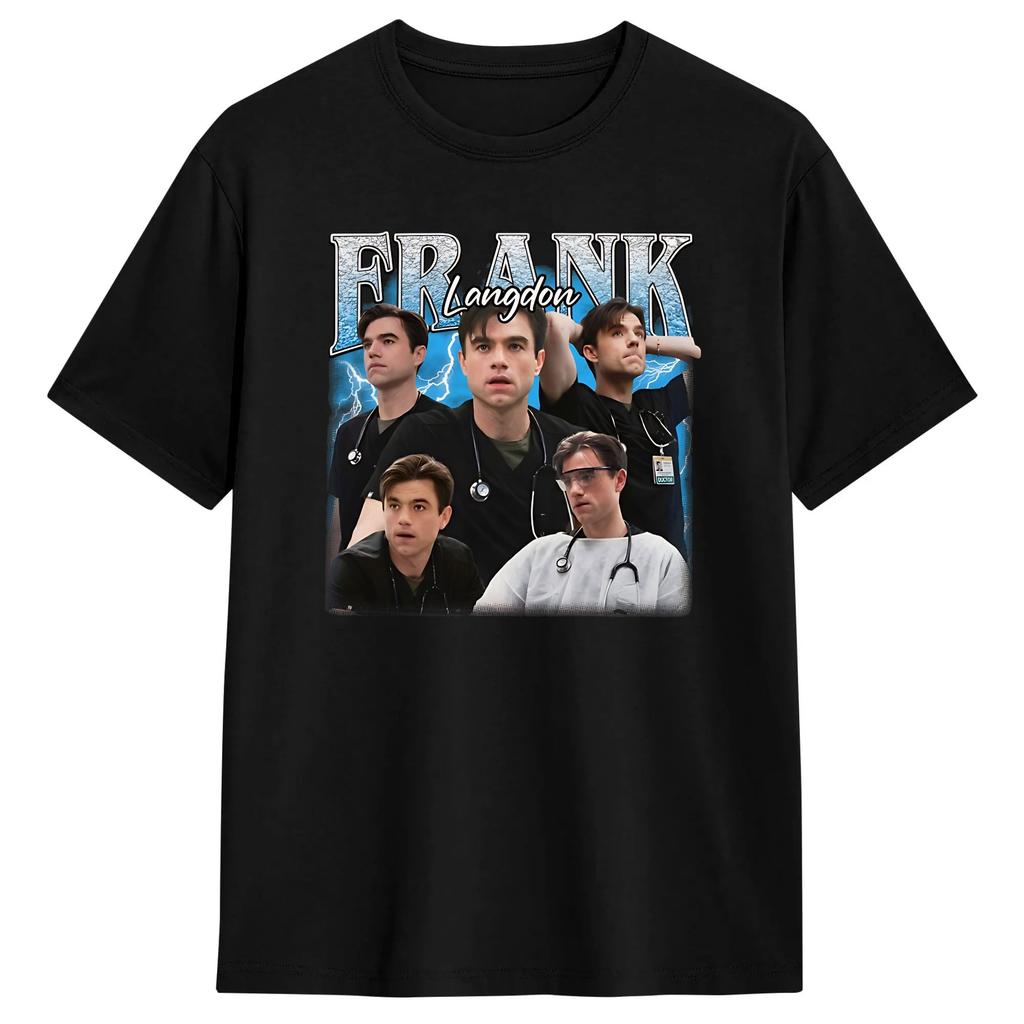 Dr Frank Langdon Bootleg T Shirt Summer Vintage T Shirts 100% Cotton Hippie Tee Shirt For Coup