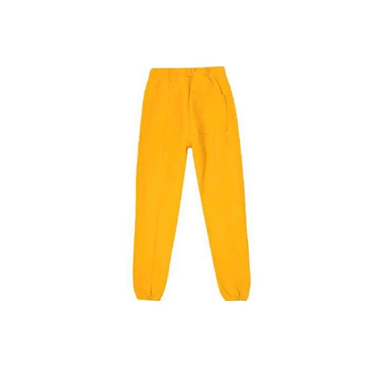 Drew House Letter Logo Series Knitted Sweatpants Unisex Yellow Moderate Cuffed Pants DR-SS20-77