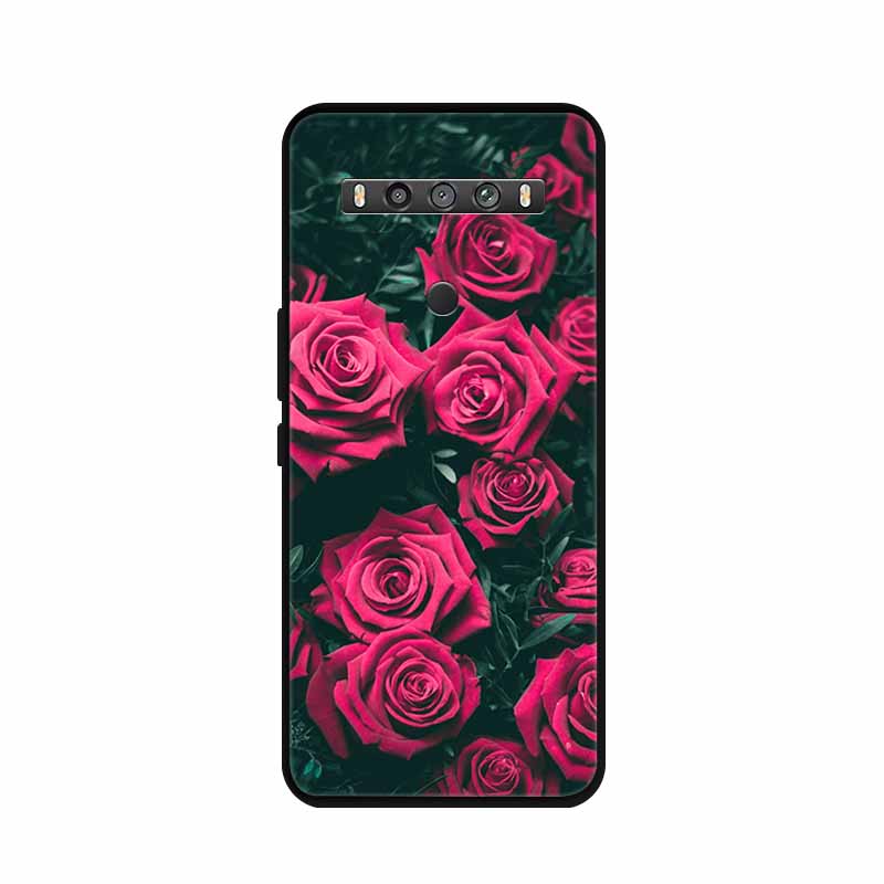 For TCL 10 5G UW Case Animals Silicone TPU Soft Cover Phone Coque For TCL 10 SE TCL10 5G UW Capa Shockproof Cartoon Wolf Funda