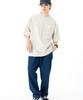 NEW ERA Short Sleeve Oversized Stone white Oversized Cotton Tee Box Logo T-Shirt S/S