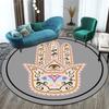 Mandala Retro Circular Carpet Rugs for Bedroom Living Room Decoration Washroom Floor Mat Carpets for Bed Room Bedroom Decor