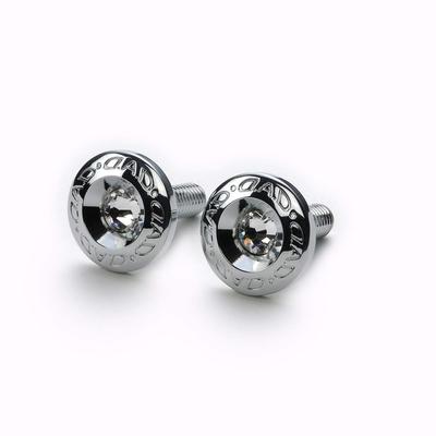 D.A.D Jewelry License Plate Emblem II Crystal (Pack of 2) SB183-01