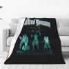 Vintage Retro The Haunted Mansion Cool Graphic Gifts Blanket Soft Warm Travel Portable Blanket Vintage Retro The Haunted Cool