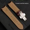 Classic 22/23/24mm Genuine Calf Leather Watchband Watch Band Strap for Tissot Watch T035627/617/407 Series Watch Band Butterfly Buckle