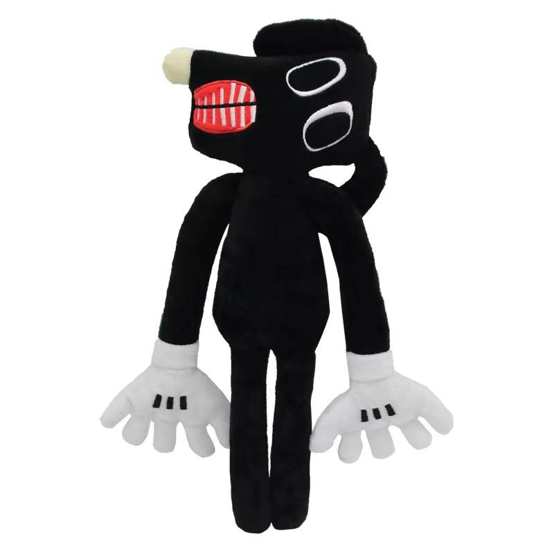 Siren Head Pluche Speelgoed Zwarte Cartoon Kat Knuffelpop Horror Karakter Figuur Kinder Verjaardagscadeau