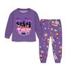 Children's Fashion Suit Skirt Round Neck Long Sleeve Top Pants
