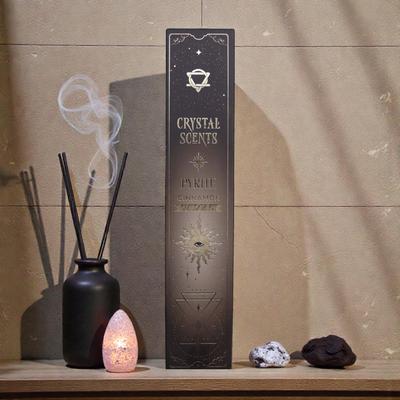 6x Incienso Purificador Aromático de Cristal de Pirita – Canela