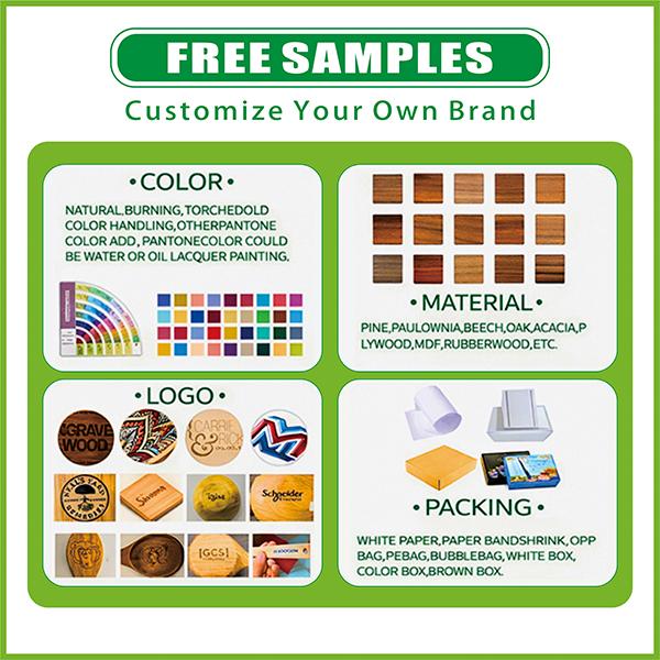 Dishes Plates Customized Wood Service Tray Plate Wooden Coffee Snack Fruit Tea Cake Plate for Home Display Tray