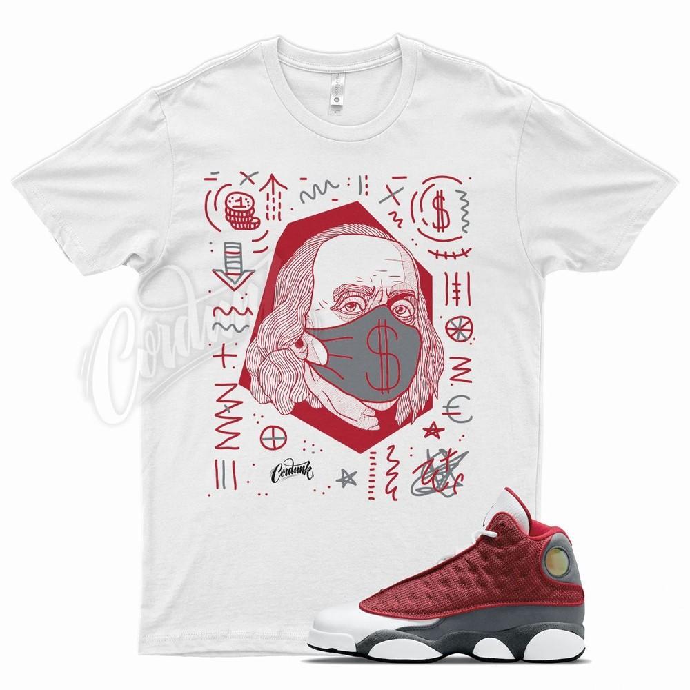Белая футболка BEN FRANK для J1 13 Gym Red Flint Grey Унисекс S