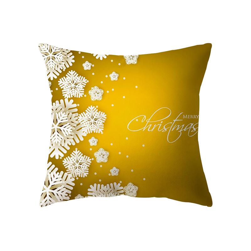 Vánoční téma Vánoční dekorace Vzor tisku Potah na polštář Domů Obývací pokoj Dekorace na pohovku Potah na polštář