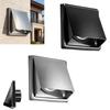 Durable 4" 5" 6" Air Vent Stainless Steel Black/Silver Ventilation Outlet Square Ducting Cover Air Extraction