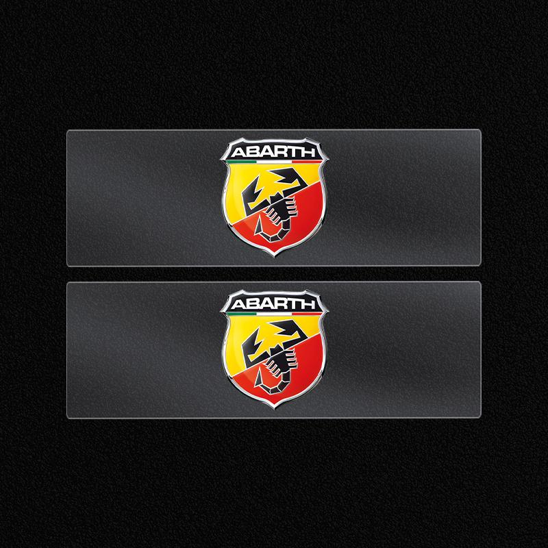 

Car Interior Steering wheel 3D Sticker Decals Emblem Car accessories For Abbas Abarth Punto 124/125/500 Stilo Ducato Car Goods
