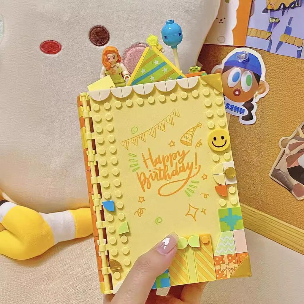 Creative Diy Photo Album With Abs Plastic Blocks For Couples Birthday Gift
