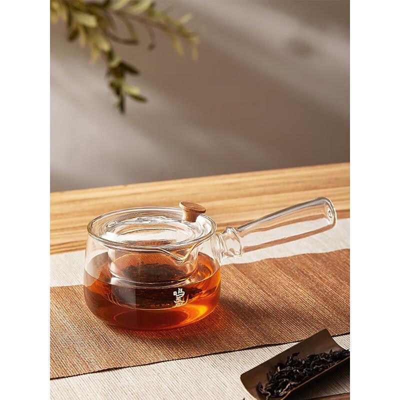 Mingzhan Heat-Resistant Glass Teapot with Side Handle
