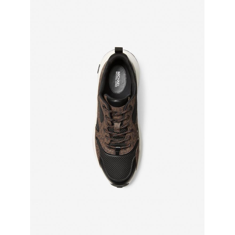 Michael Kors Levie Trainer Brown Multi 44f5lvfs1d1276