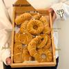 Creative Plush Bread Doll Keychain: Versatile Girlish Ornament for Backpack