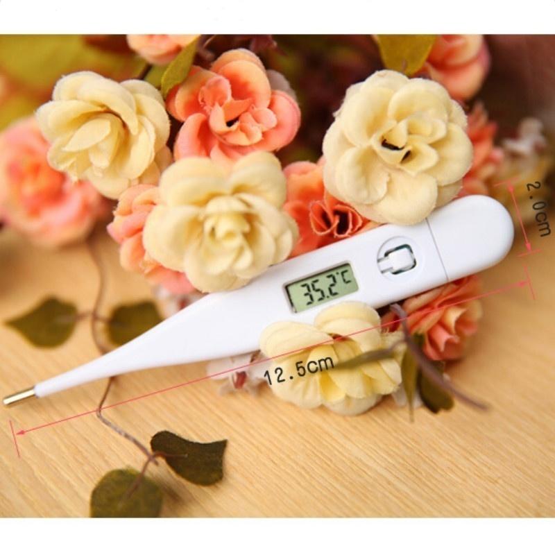 Kompaktes digitales elektronisches Thermometer mit flexibler Spitze und gut lesbarem Display