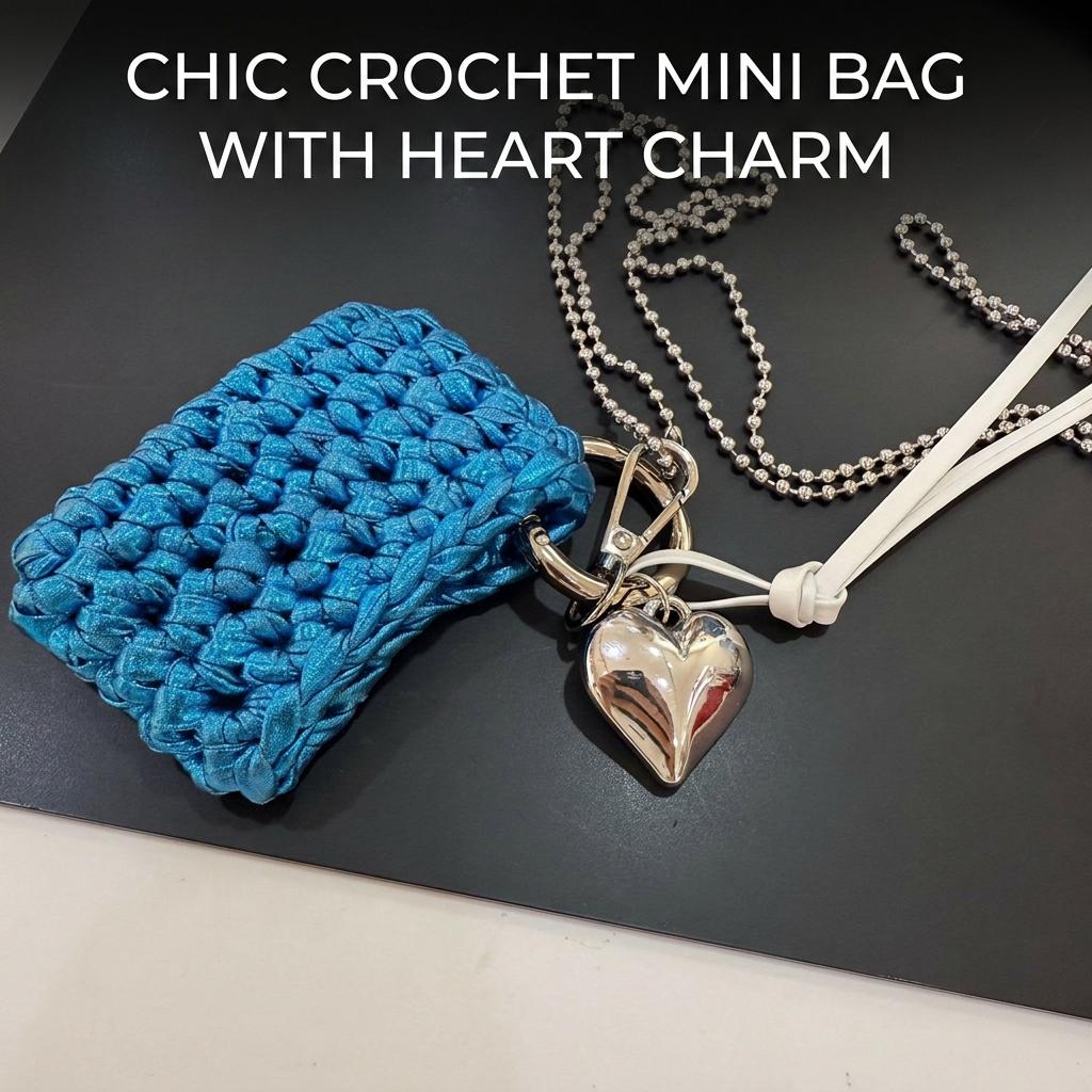 Neck Hanging Small Pouch Woven Wireless Earphone Bag Lipstick Storage Bag Mini Minimalist Coin Pouch For Dating Street Casual