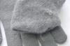 Acrylic Gloves Warm Touch 20Cm Brown R01