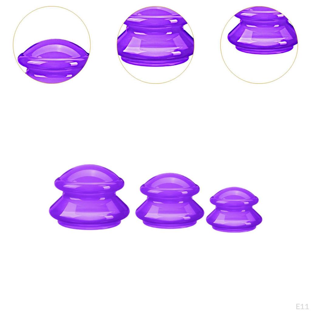 3 sztuki baniek do masażu antycellulitowego, chińskie bańki, profesjonalne bańki próżniowe do ciała i nóg