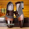 Men's Patent Leather PU Casual Loafers Business Dress Shoes All-Match Luxury Designer Wedding Shoes Spring Autumn Large Size 48
