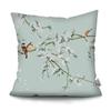 Federa Cuscino Pittura Paesaggistica Cinese Fiori di Prugno Retrò Poliestere Stampato Federa Cuscino Decorazione per la Casa