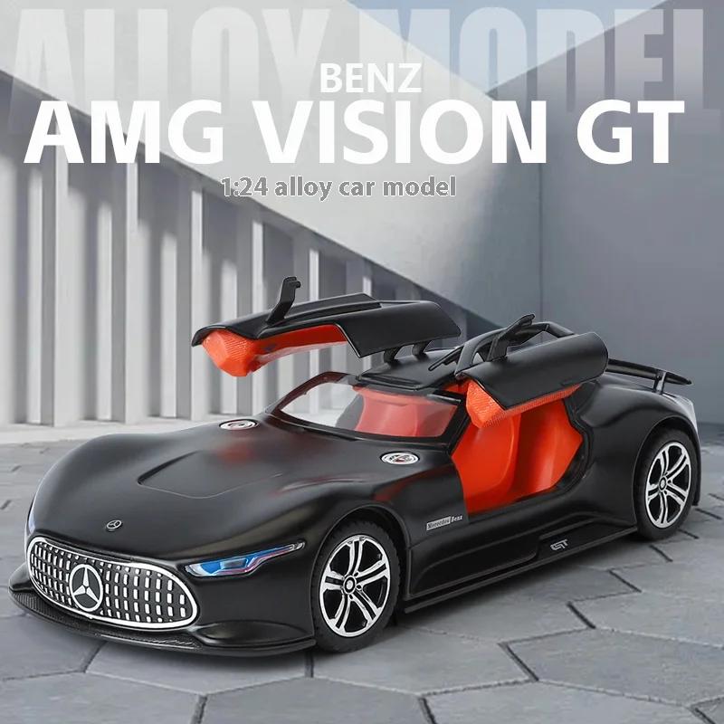 1/24 Mercedes-Benz AMG Vision GT Concept Sport Car Alloy Metal Die Cast Car Model Home Interior Decoration Collection Gifts C353