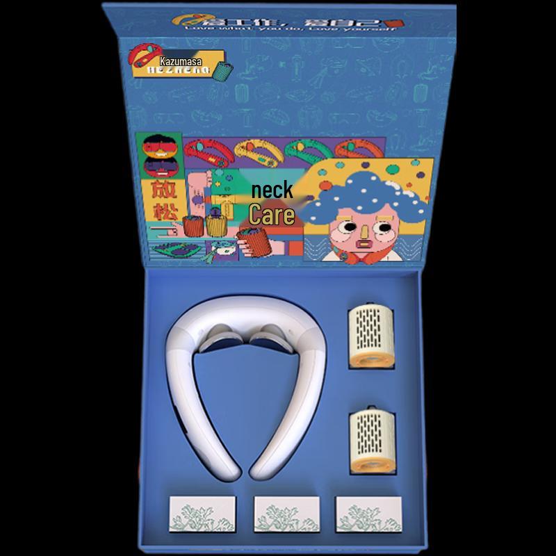 Hezheng Pulse Neck Massager & Moxibustion Gift Set CN plug (adapter included)