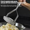 Potato Masher Manual Fruit Vegetable Mashing Machine Stainless Steel Food Crusher Protable Pumpkin Potatoes Ricer Kitchen Gadget