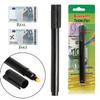 1-3Pcs Black Plastic Counterfeit Bill Detector Currency Cash Checker Portable Counterfeits Money Detector Pen for Money Test