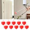 10pcs Fan Spray Nozzle PP Flat Fan Spray Foam Sprayer Nozzle Spray Foaming Jets Glue Caulk Nozzle For Backpack Sprayer